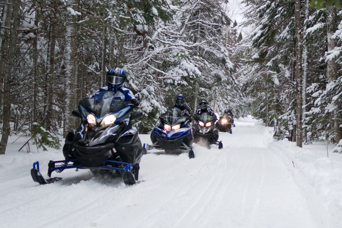 snowmobiling